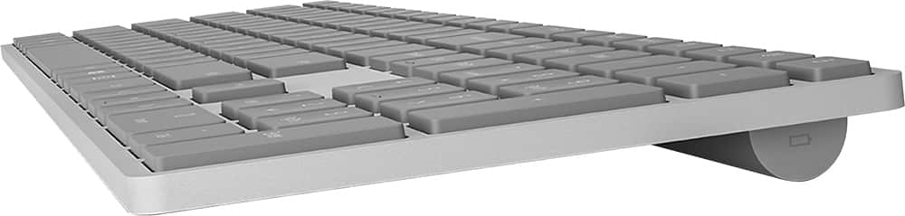 Alt View 12. Microsoft - Surface Full-size Wireless Keyboard - Silver.