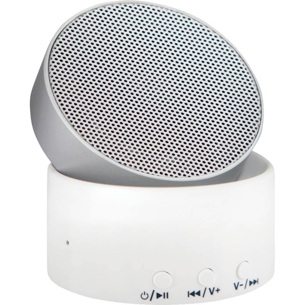 Best Buy LectroFan Micro Portable Bluetooth Speaker White and Silver