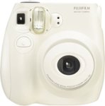 Front. Fujifilm - instax mini 7S Instant Camera - White.