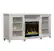 Front. Twin Star Home - Rossville TV Stand for TVs up to 60" with Electric Fireplace - White.