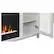Alt View 14. Twin Star Home - Rossville TV Stand for TVs up to 60" with Electric Fireplace - White.
