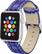 Left. Dynex™ - Knitted Canvas Band for Apple Watch ® 38 mm - Frosty Flur.