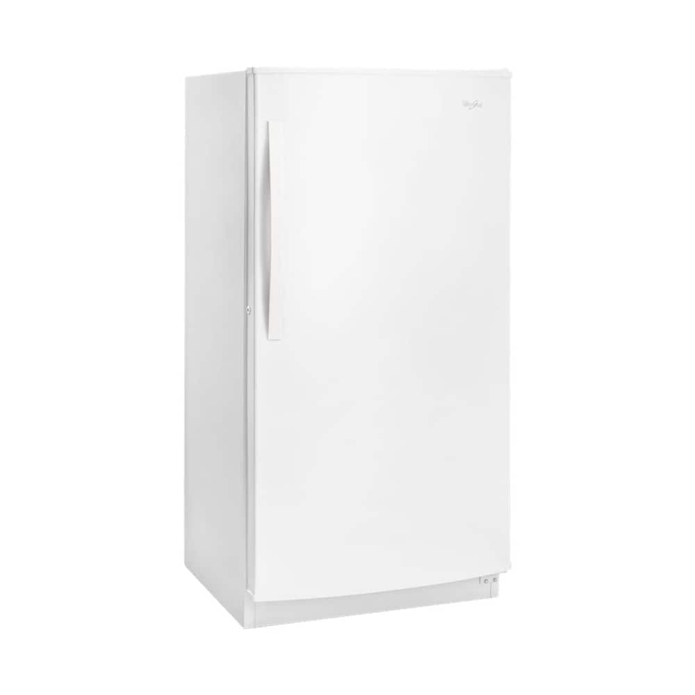 Left. Whirlpool - 15.7 Cu. Ft. Frost-Free Upright Freezer - White.