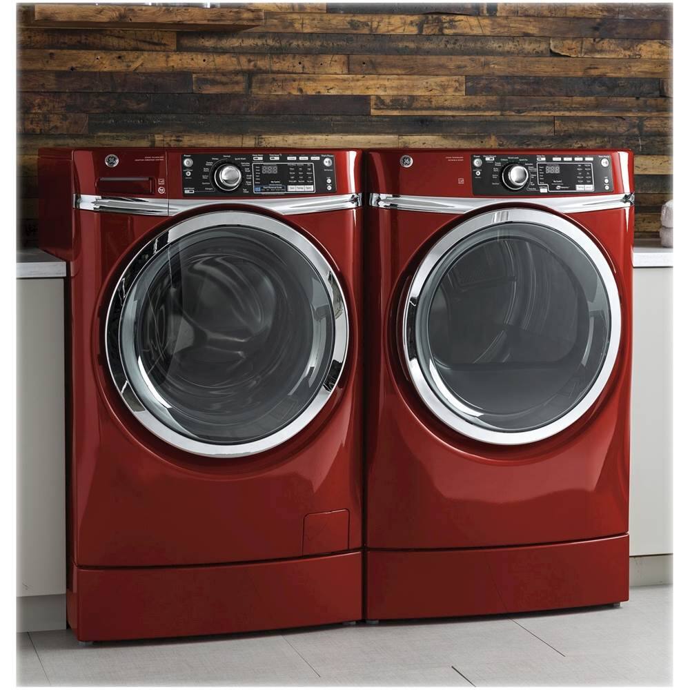 Best Buy GE RightHeight 8.3 Cu. Ft. 13Cycle Electric Dryer with Steam GFD49ERPKRR