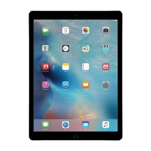 Front. Apple - Pre-Owned 12.9-inch iPad Pro - Wi-Fi + Cellular - 128GB.