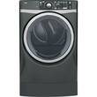 GE - RightHeight 8.3 Cu. Ft. 13-Cycle Gas Dryer with Steam - Diamond Gray - Larger Front