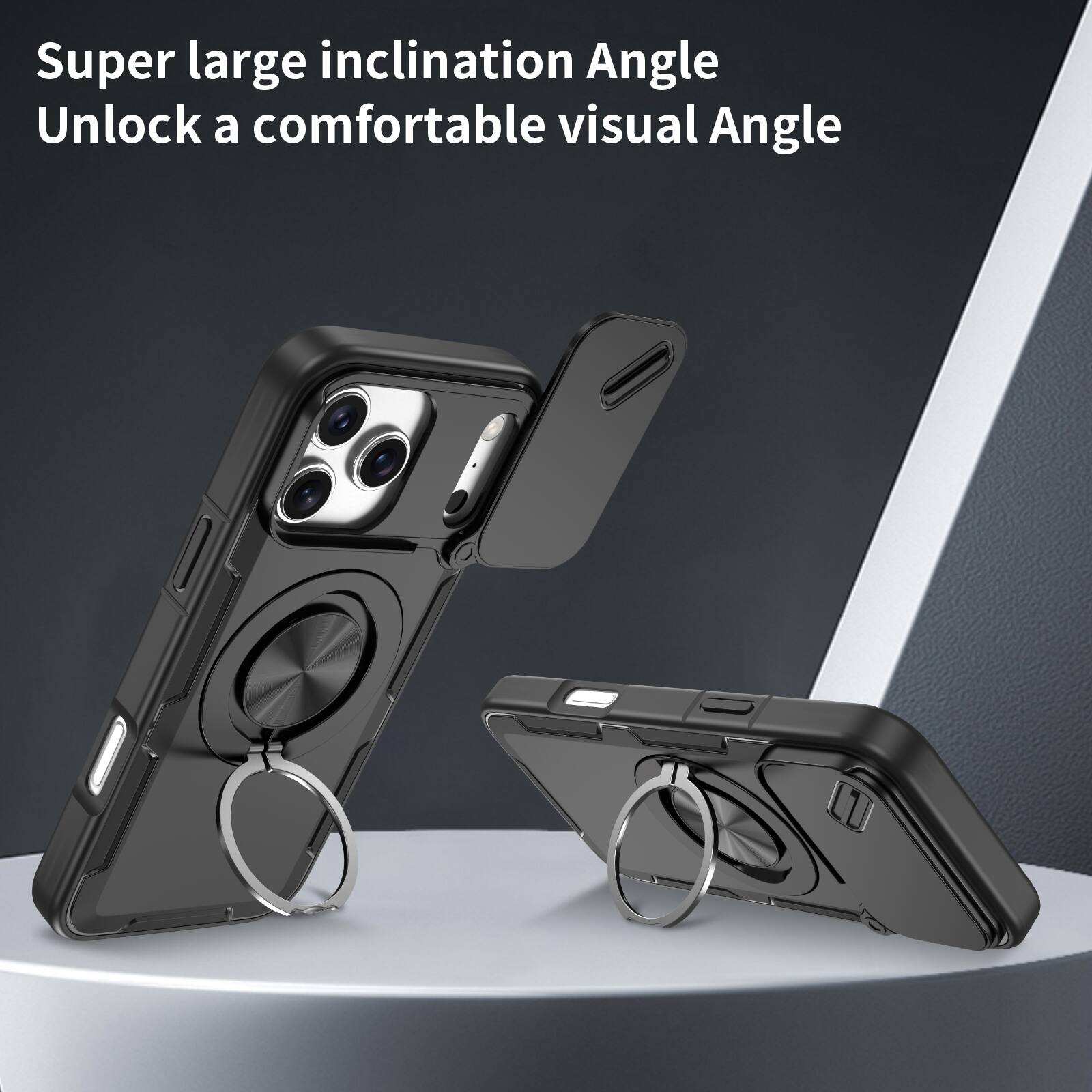 Super large inclination Angle  
Unlock a comfortable visual Angle