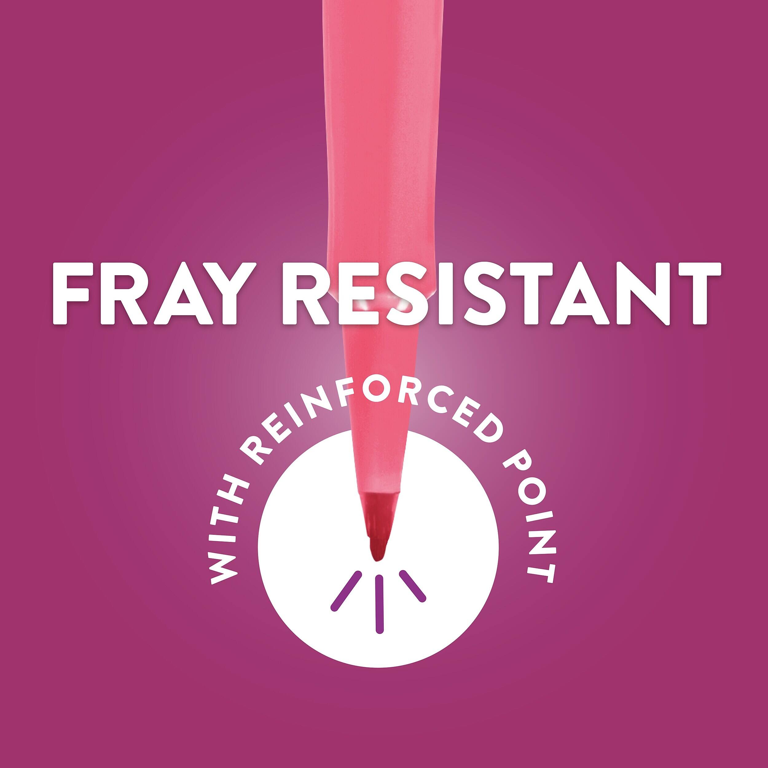 FRAY RESISTANT  
WITH REINFORCED POINT