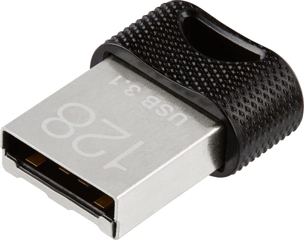 Alt View 13. PNY - 128GB Elite-X Fit USB 3.1 Flash Drive - 200MB/s - Black.