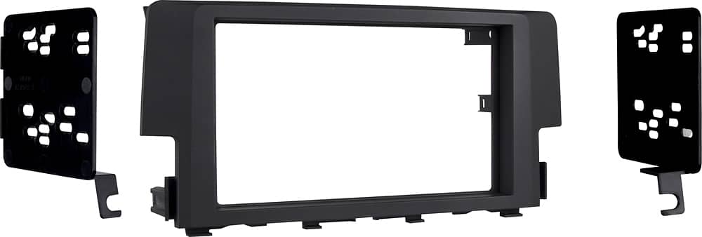 Front. Metra - Dash Kit for Select 2016-2021 Honda Civic LX DDIN - Matte Black.