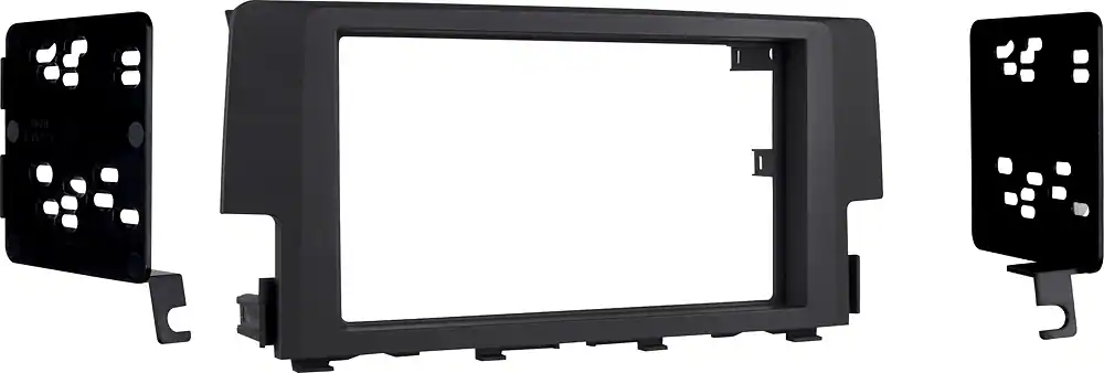 Front. Metra - Dash Kit for Select 2016-2021 Honda Civic LX DDIN - Matte Black.