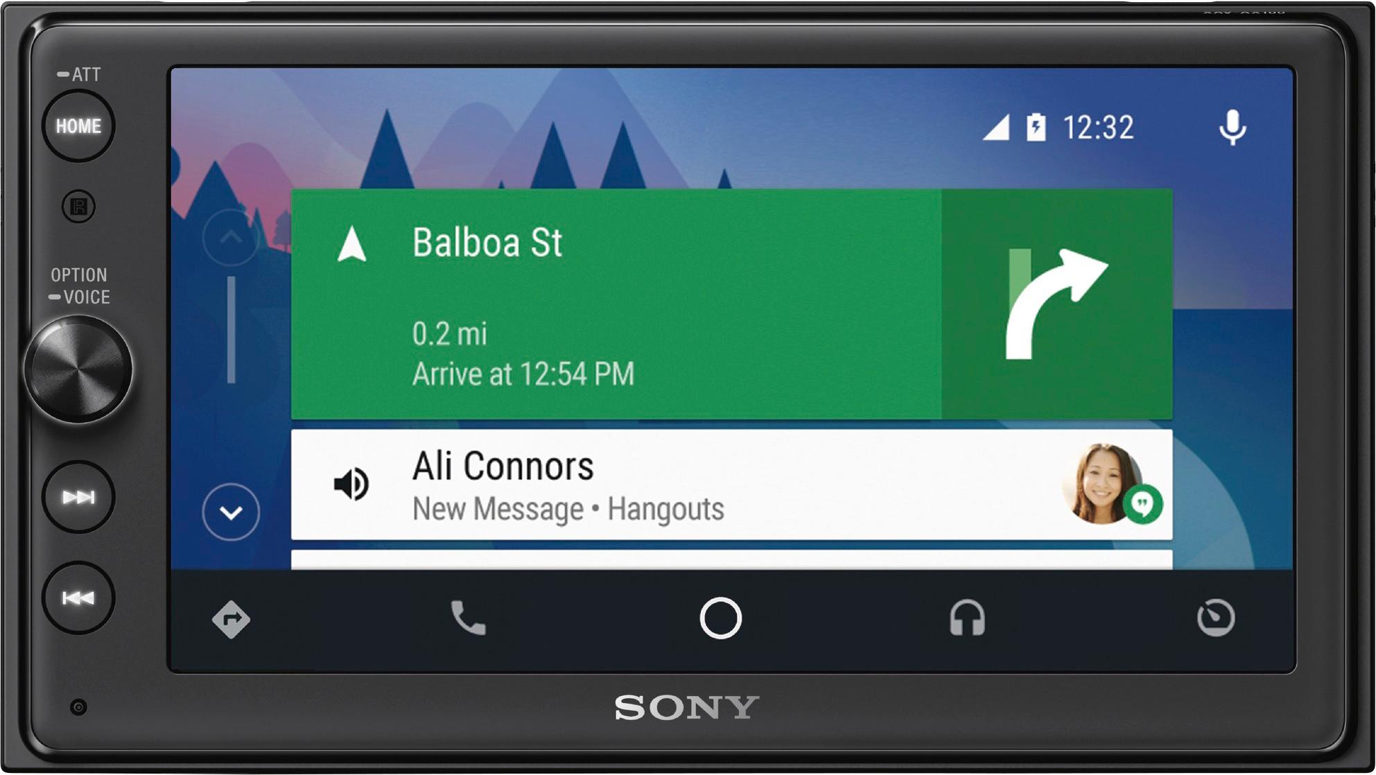 Best Buy: Sony 6.4 Android Auto/Apple CarPlay™ In-Dash Receiver Black  XAVAX100