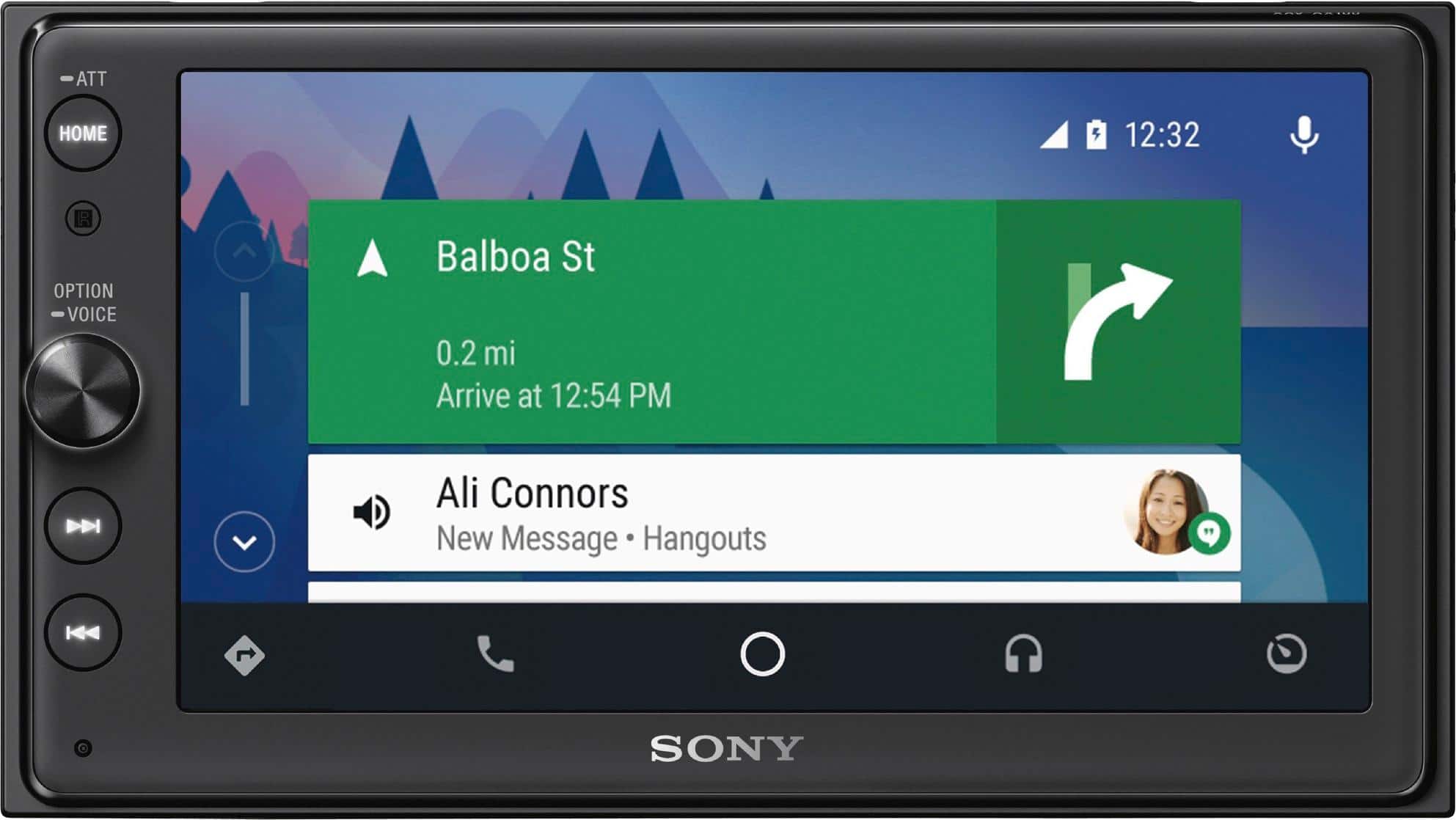 Back. Sony - 6.4" - Android Auto/Apple CarPlay™ - In-Dash Receiver - Black.
