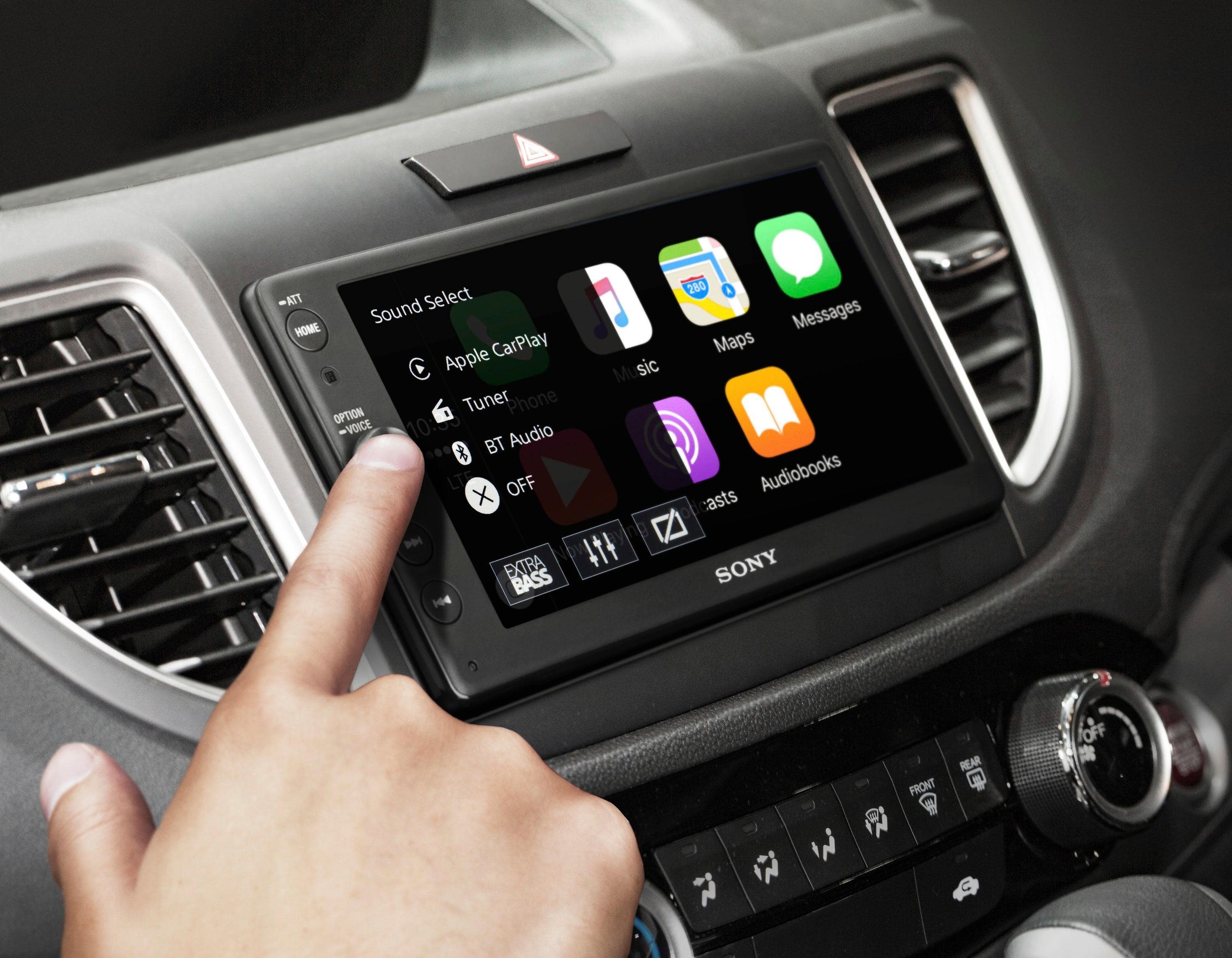 Alt View 15. Sony - 6.4" - Android Auto/Apple CarPlay™ - In-Dash Receiver - Black.