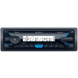 Sony - MARINE In-Dash Digital Media Receiver with Bluetooth - Satellite Radio - Black - Front_Zoom
