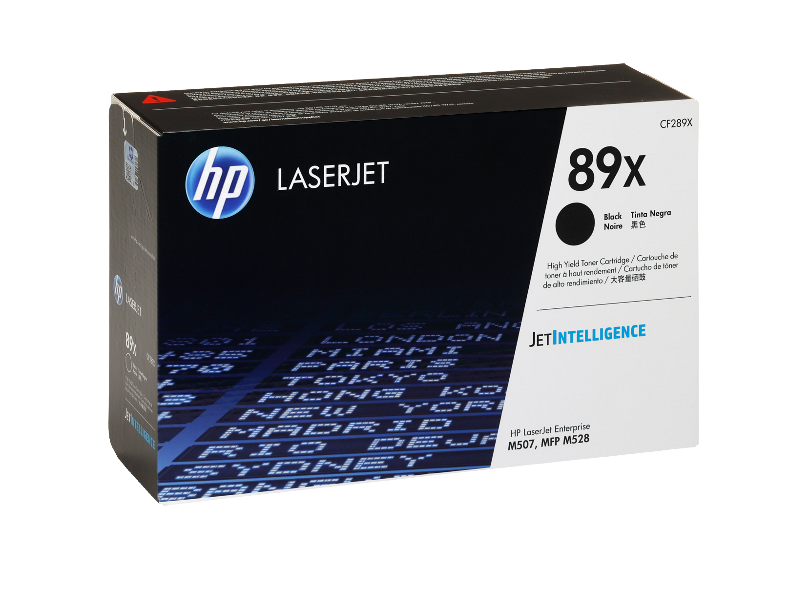 CF289X hp LASERJET 89x Black Tinta Negra Noire / Cartouche de Yield Toner Cartridge toner High / Cartucho de toner alto rendimiento / de b0 LAGERE H 89 X L LCNDON JETINTELLIGENCE MI a OH FPIRIE - F0 TORTO HHS L-C HEL TOR -g- BNTELGENCE MADR 1 LaserJet Enterprise HP MFP M528 M507, THIET