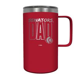 Great American Products - Ottawa Senators Dad 18oz. Hustle Travel Mug - Multicolor