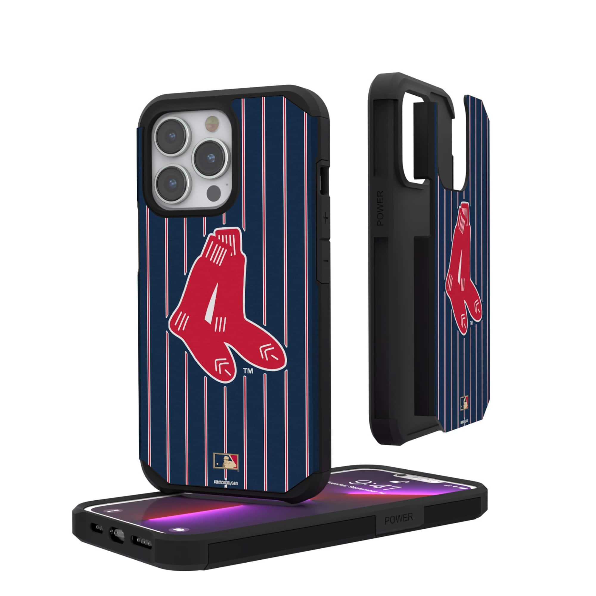Keyscaper - MLB - Boston Red Sox - Original Logo iPhone Pinstripe Cooperstown Design Rugged Case - 12 mini/13 mini - Multicolor price history on PriceWatchPro