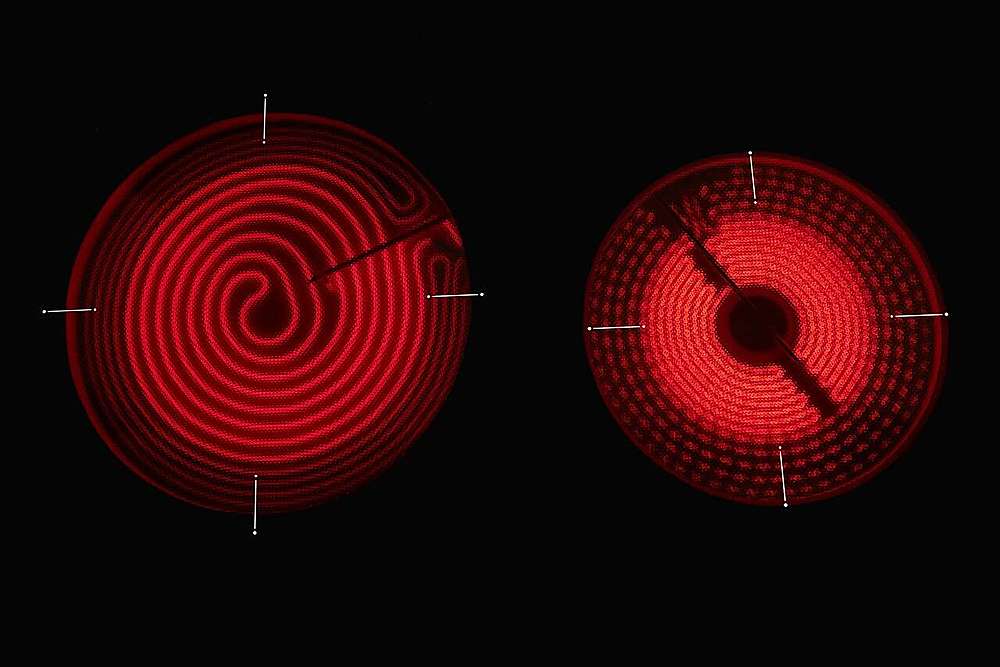 Alt View 17. KitchenAid - 6.4 Cu. Ft. Self-Cleaning Freestanding Electric Convection Range - Black Stainless Steel.