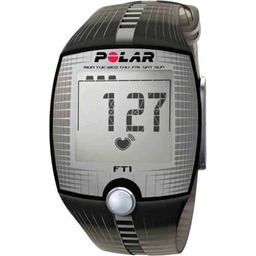 Front Standard. Polar - Womens Black Heart Rate Monitor Watch.