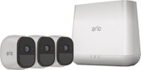 Front Zoom. Arlo - Pro 3-Camera Indoor/Outdoor Wireless 720p Security Camera System - White.