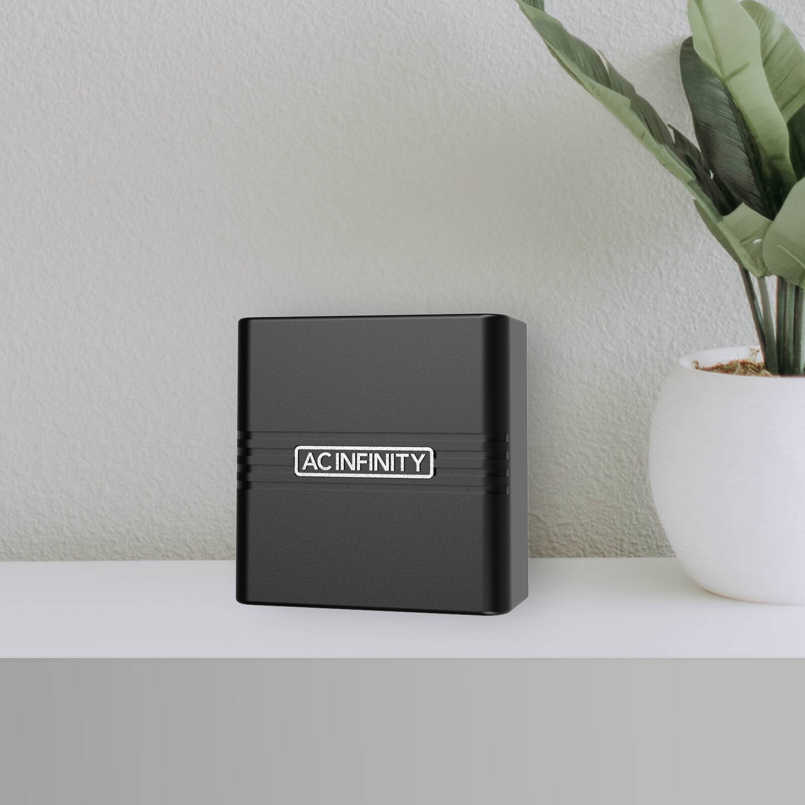 Alt View 6. AC Infinity - Mini Smart Thermo-Hygrometer A2 with Integrated Sensor.