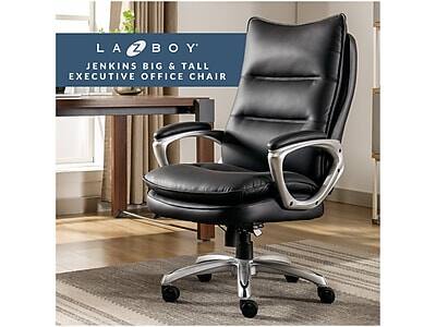 La Z Boy Jenkins Ergonomic Bonded Leather Executive Big & Tall