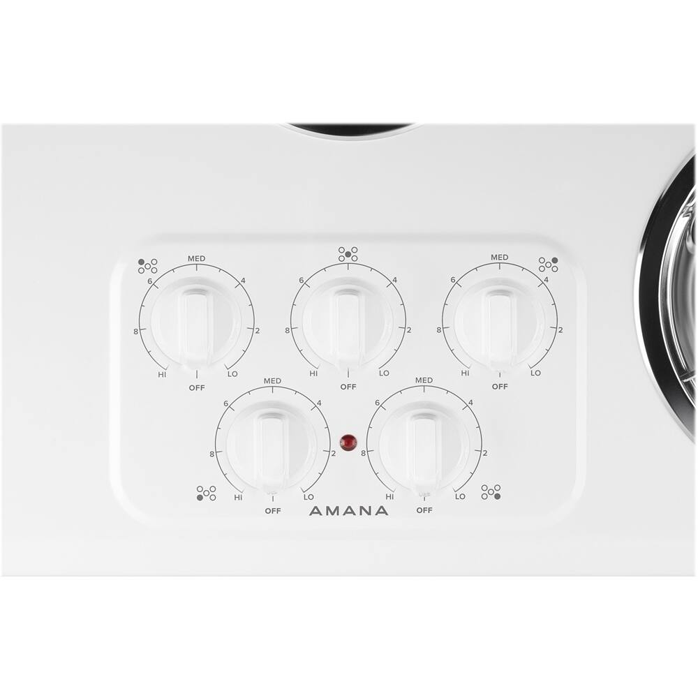 Best Buy Amana 36" Electric Cooktop White ACC6356KFW