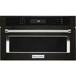 KitchenAid - 1.4 Cu. Ft. Built-In Microwave - Black Stainless Steel