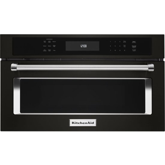 KitchenAid – 1.4 Cu. Ft. Built-In Microwave – Black stainless steel