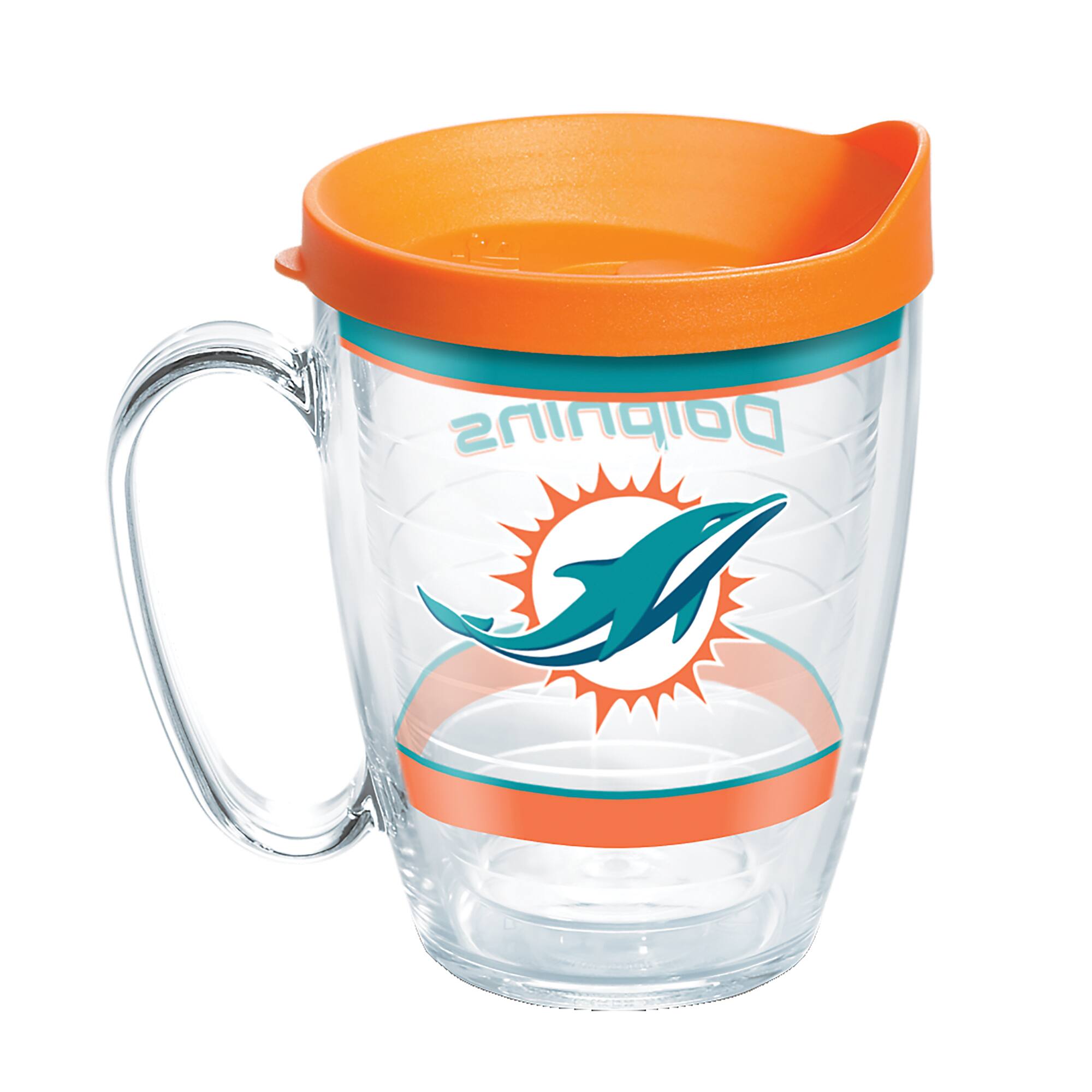 Front. Tervis - Miami Dolphins 16oz. Tradition Classic Mug - Multicolor.