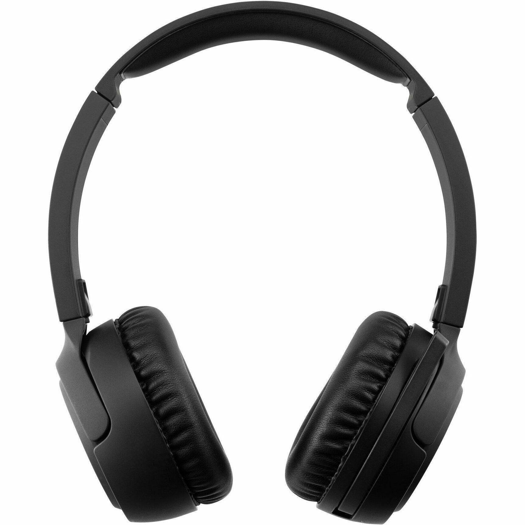 Alt View 6. Kensington - Kensington H1050 EQ Headset - Stereo - Wireless - Bluetooth - On-ear - Binaural - Black.