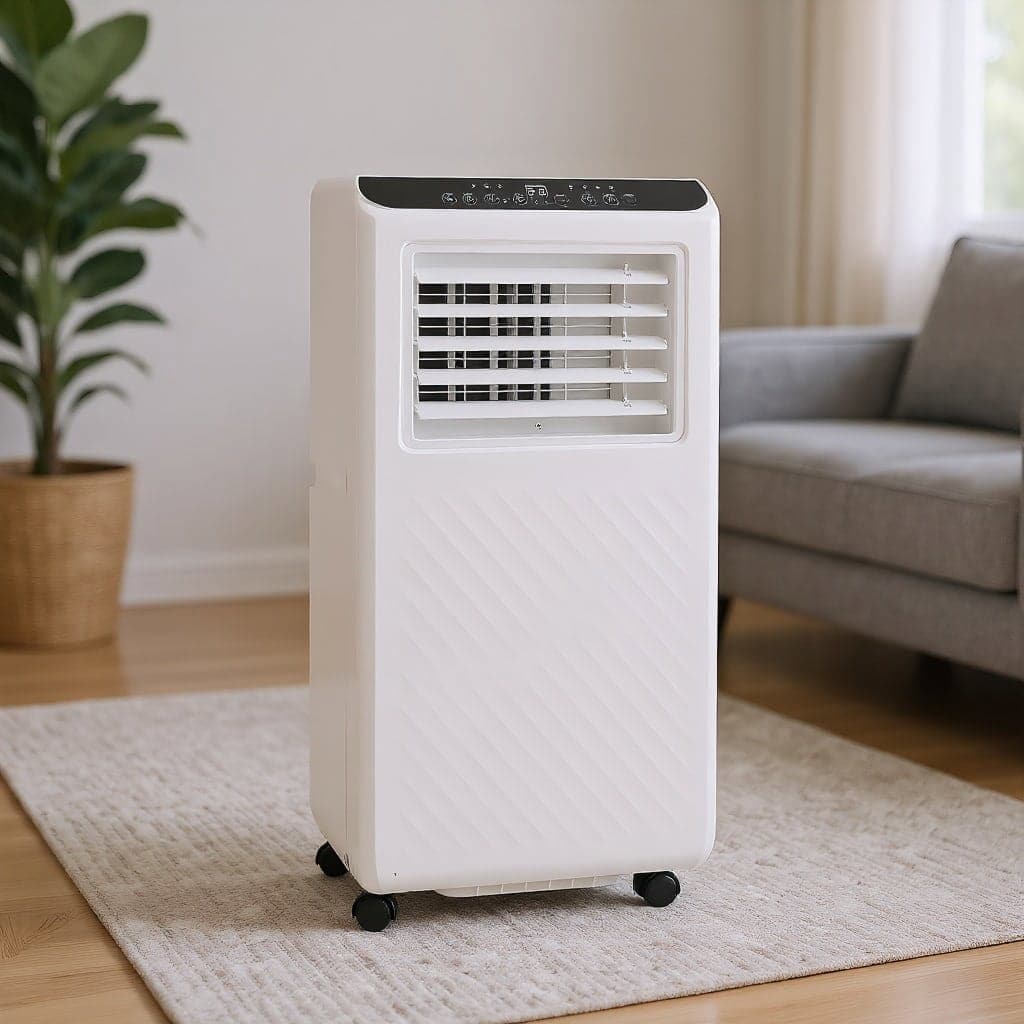 Resenkos - Air Conditioner, Cooler,8000 BTU Portable Air Conditioner 3 in 1 Floor AC Unit with Fan and Dehumidifier - White
