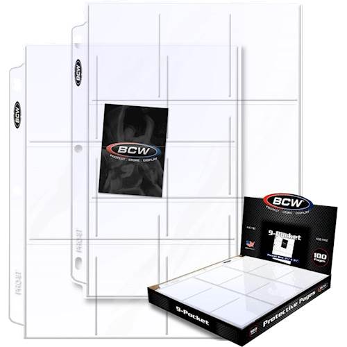 BCW - PRO 9-Pocket Pages (100-Pack)