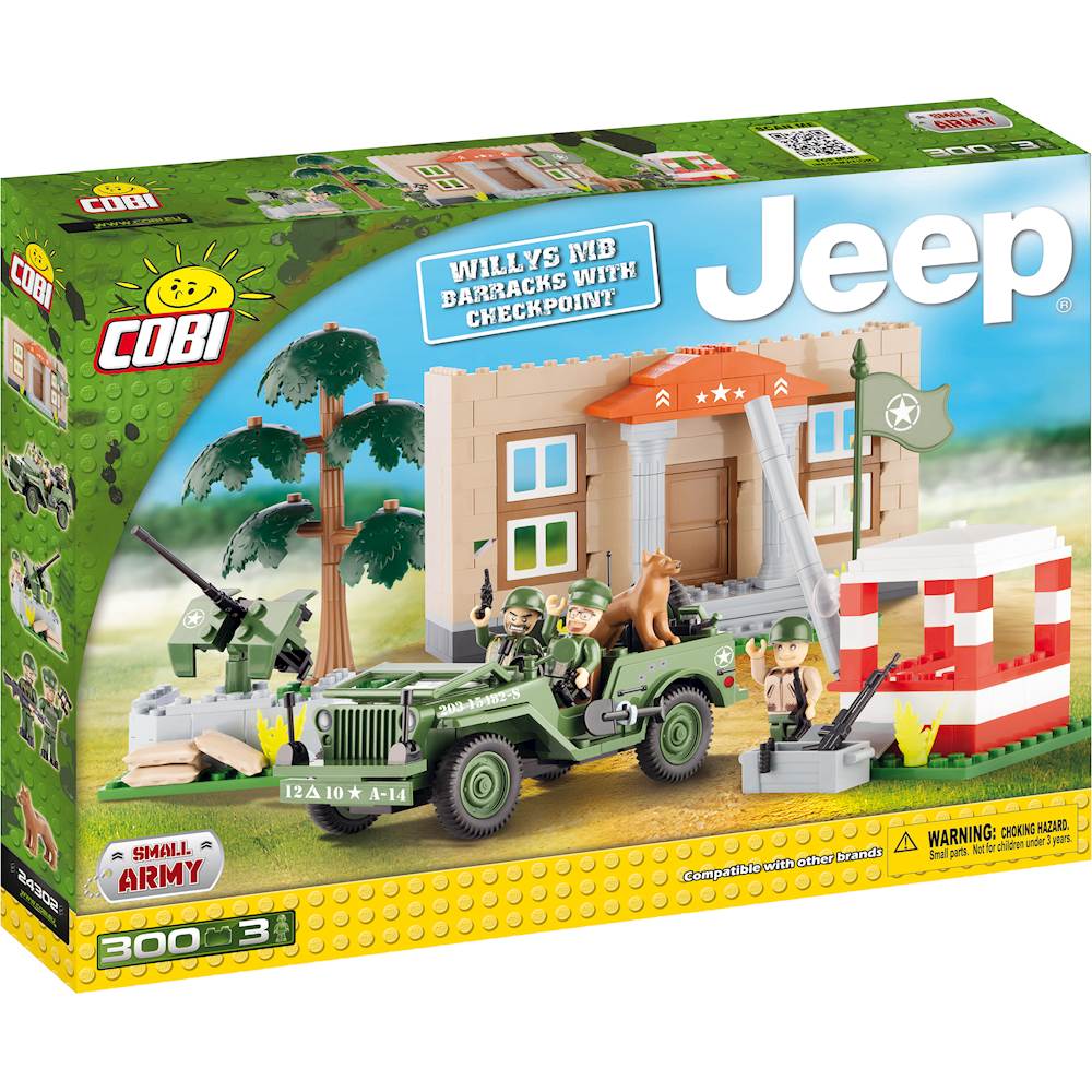 COBI 24302 Willys MB Barracks with checkpoint 