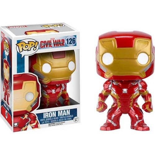Funko - Pop! Marvel Captain America 3: Civil War: Iron Man - Multi - Larger Front