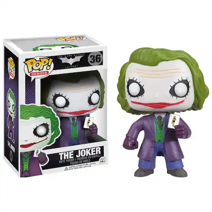 Angle. Funko - Pop! Heroes Dark Knight Movie: The Joker.
