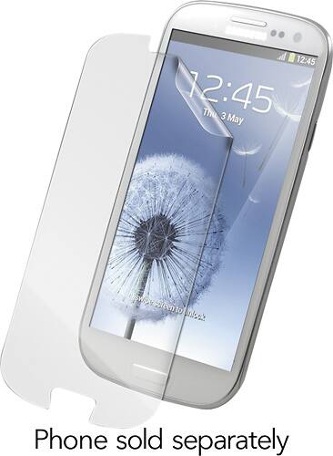Angle. ZAGG - InvisibleShield HD for Samsung Galaxy S III Mobile Phones - Clear.