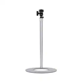 Amaran - Desk Stand with Steel Base and Adjustable Height and Tilt Angle (Silver)