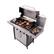 Angle. Char-Broil - Signature Gas Grill - Silver/black.