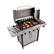 Alt View 13. Char-Broil - Signature Gas Grill - Silver/black.