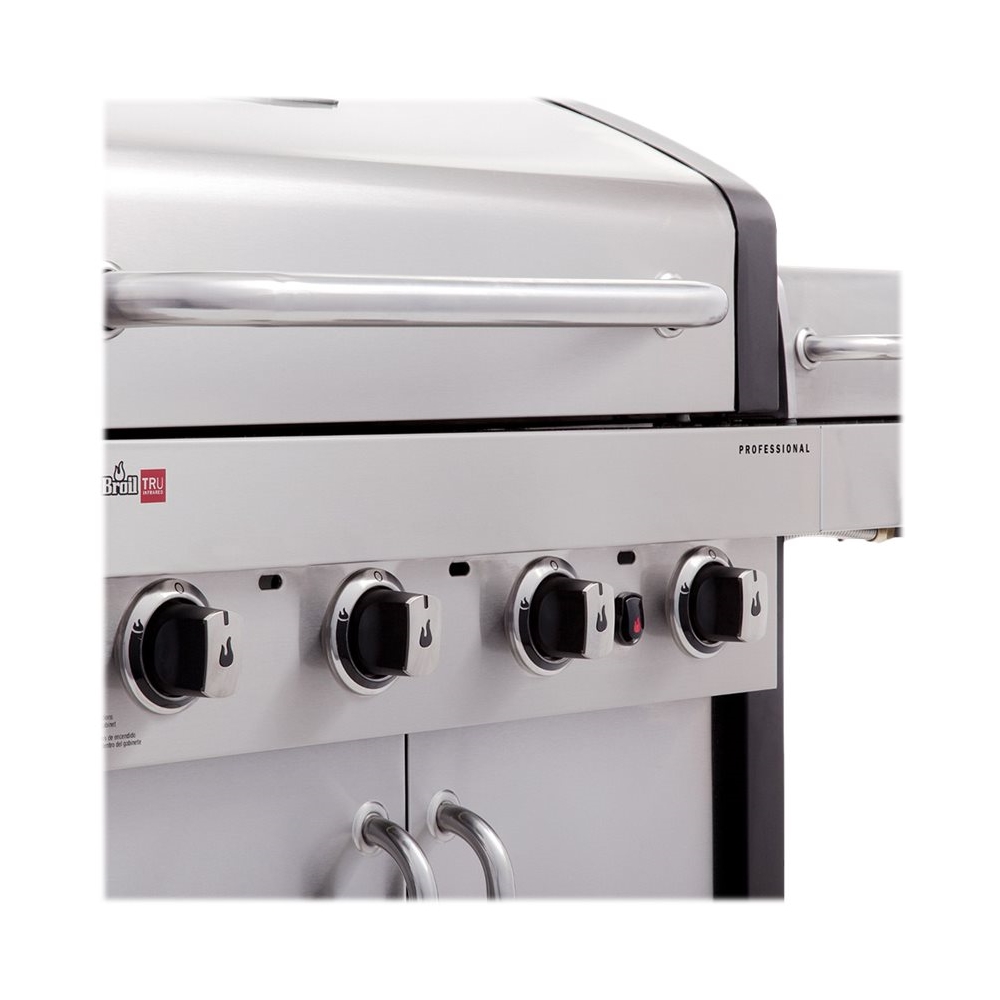 Best Buy Char Broil Signature Gas Grill Silver black 463276016