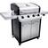 Left. Char-Broil - Signature Gas Grill - Silver/black.