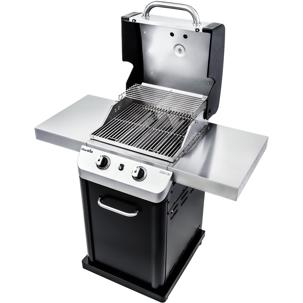 Best Buy Char Broil Signature Gas Grill Silver black 463675517