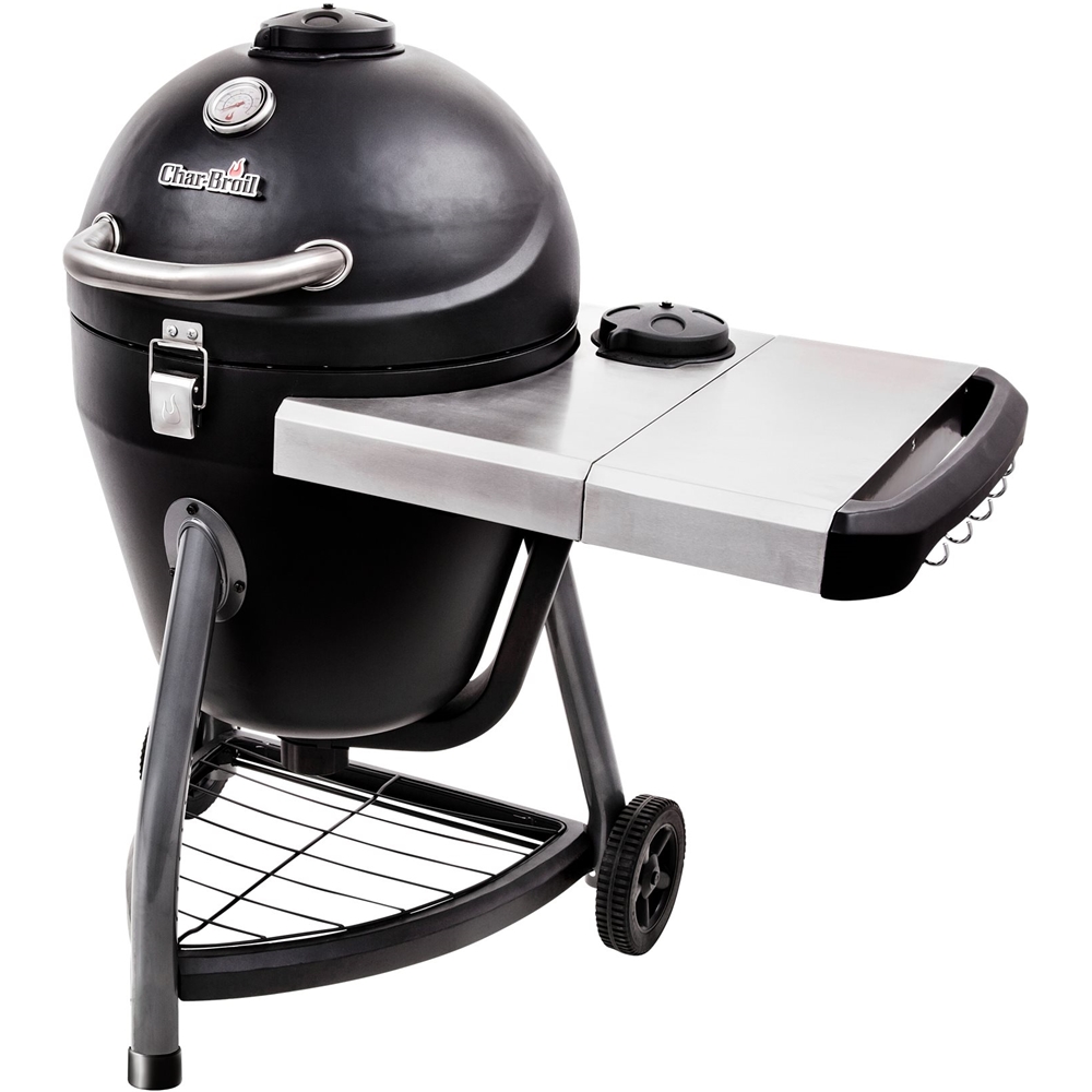 Best Buy Char Broil Kamado Charcoal Grill Black silver 17302051