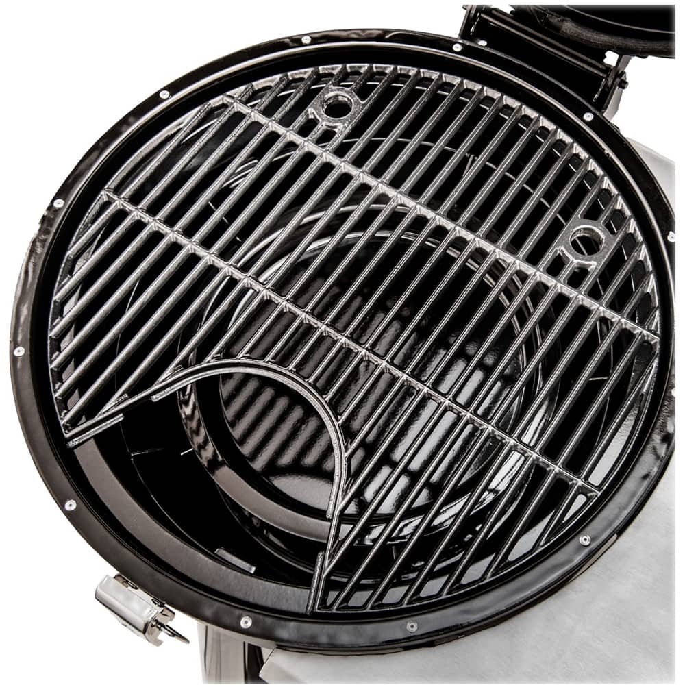 Best Buy CharBroil Kamado Charcoal Grill Black/silver 17302051