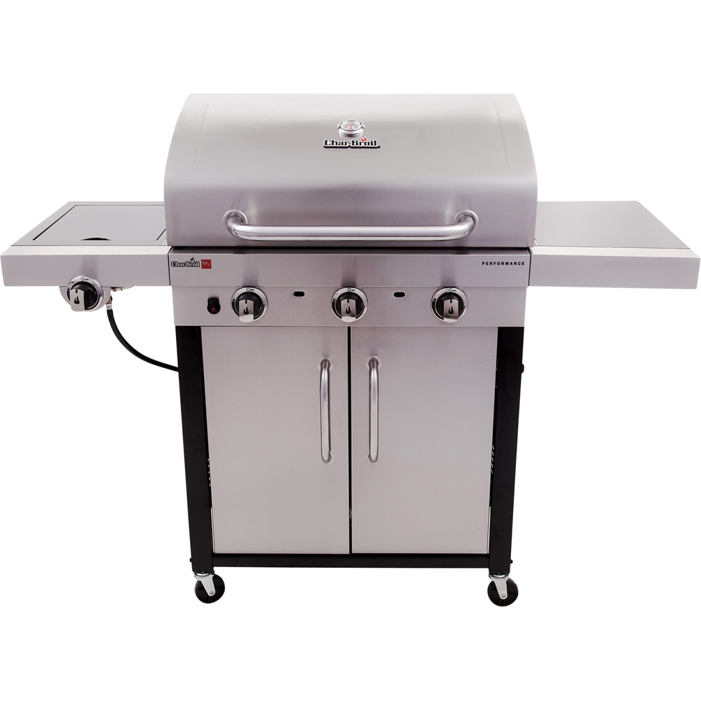 Char Broil Performance Gas Grill Silver black 463274016 Best Buy