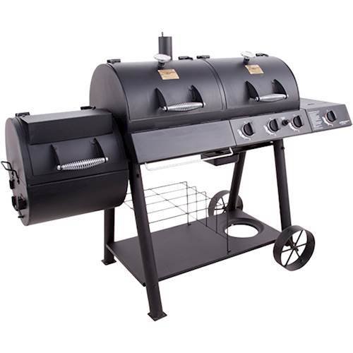 Oklahoma Joe's Longhorn Charcoal/Smoker/Gas Combo Black 15202029 Best Buy
