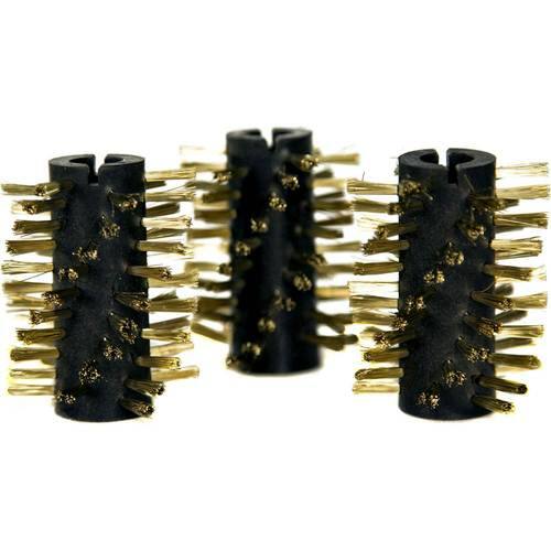 Grillbot - Brass Replacement Brushes for Grillbot Grill Cleaning Robot (3-pack) - Brass - Angle