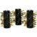 Angle Zoom. Brass Replacement Brushes for Grillbot Grill Cleaning Robot (3-pack) - Brass.